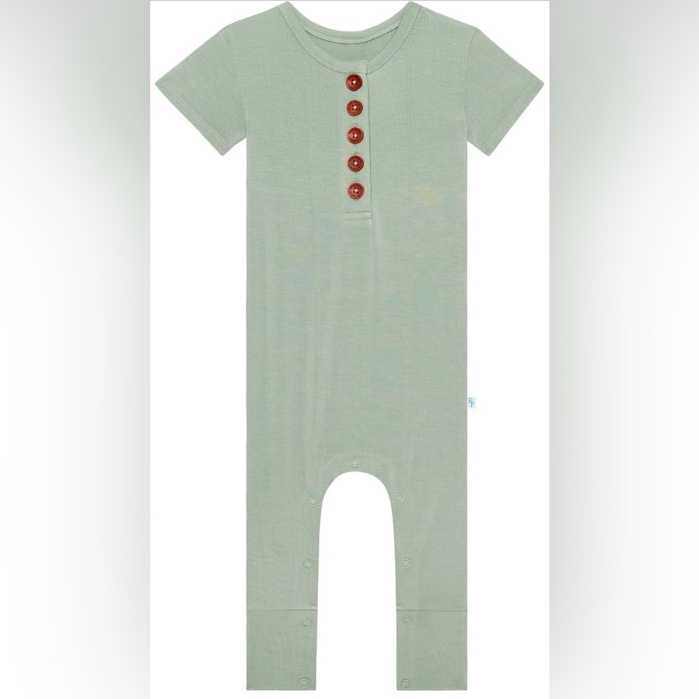 NWT Posh Peanut Sage Green Romper